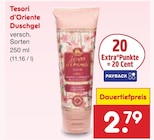 Duschgel Angebote von Tesori d'Oriente bei Netto Marken-Discount Fulda für 2,79 €