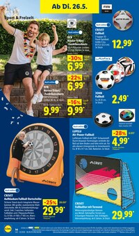 Dartscheibe im Lidl Prospekt "LIDL LOHNT SICH" mit 70 Seiten (Frankfurt (Main))