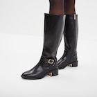 Bottes à talons avec boucles noir femme - La Halle Bottes à talons avec boucles noir femme à 69,99 € dans le catalogue La Halle