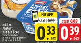EDEKA Monheim - Joghurt mit der Ecke Angebot im Prospekt Joghurt mit der Ecke bei EDEKA im Monheim Prospekt für 0,33 €