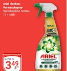 Flecken-Vorwaschspray im Angebot bei GLOBUS in Homburg Flecken-Vorwaschspray Angebote von Ariel bei GLOBUS Homburg für 3,49 €