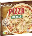 Pizza royale cuite au feu de bois surgelée - CASINO en promo chez Géant Casino Gennevilliers à 2,59 €