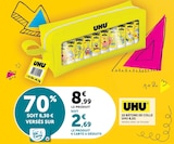 10 bâtons de colle - UHU en promo chez Super U 10 bâtons de colle - UHU dans le catalogue Super U