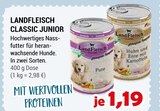 CLASSIC JUNIOR Angebote von LANDFLEISCH bei Zookauf Hagen für 1,19 €