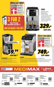 Kaffee im MEDIMAX Prospekt "WIR FEIERN WEITER!" mit 8 Seiten (Dinslaken)