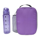 Sac isotherme avec gourde de motivation violets en promo chez Norauto Sac isotherme avec gourde de motivation violets dans le catalogue Norauto