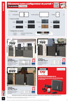 Promotion Portail Battant dans le prospectus Brico Dépôt, valable du 29/05/2026 au 11/06/2026 Promo Portail Battant dans le catalogue Brico Dépôt du moment à la page 10