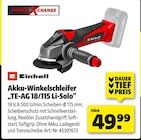 Akku-Winkelschleifer im Hagebaumarkt Prospekt Akku-Winkelschleifer von Einhell im aktuellen Hagebaumarkt Prospekt fĂŒr 49,99 âŹ