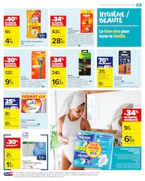 Prix et réduction Rasoir dans le prospectus Carrefour Market en cours Offre Rasoir dans le catalogue Carrefour Market du moment à la page 53