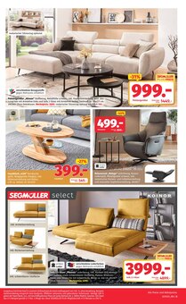 Sofa im Segmüller Prospekt "Zum Glück gibt’s Segmüller - Glück hat seinen Lieblingsplatz" mit 22 Seiten (Heidelberg)
