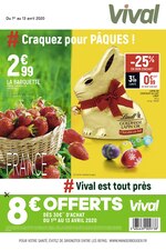 Catalogue Vival "# Craquez pour Pâques !", 6 pages, à Colombes, 01/04/2020 - 13/04/2020 Prospectus Vival "# Craquez pour Pâques !", 6 pages, à Colombes, 01/04/2020 - 13/04/2020