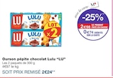 Ourson pépite chocolat Lulu - LU dans le catalogue Monoprix