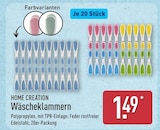 Wäscheklammern von Home Creation im aktuellen ALDI Nord Prospekt für 1,49 €
