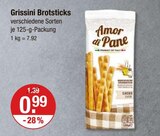 Grissini Brotsticks von Amor di Pane im aktuellen V-Markt Prospekt für 0,99 €