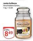 Aktuelle Kerzen Angebote bei GLOBUS in Duisburg Aktuelles Jumbo Duftkerze Angebot bei GLOBUS in Duisburg ab 8,49 €