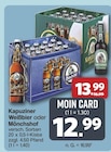 Kapuziner Weißbier von Kapuziner für 12,99 € bei famila Nordwest im Angebot Kapuziner Weißbier von Kapuziner im aktuellen famila Nordwest Prospekt