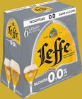 Bière d'abbaye blonde sans alcool 0.0% - LEFFE à 1,70 € dans le catalogue Intermarché Hyper