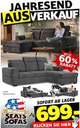 Aktueller Seats and Sofas Möbel & Einrichtung Prospekt für Hennigsdorf: JAHRESEND AUSVERKAUF mit 1} Seite, 19.12.2024 - 24.12.2024