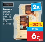 Bratwurst gebrüht im aktuellen Netto Marken-Discount Prospekt