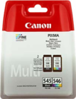 PACK DE 2 CARTOUCHES D’ENCRE PG545 / CL546 à Bureau Vallée dans Épinal PACK DE 2 CARTOUCHES D’ENCRE PG545 / CL546 à Bureau Vallée dans Épinal