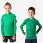 Kinder Fußball Funktionsshirt langarm wärmend - Keepdry blau von KIPSTA im aktuellen Decathlon Prospekt für 15,99 €