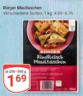 Maultaschen Angebote von Bürger bei GLOBUS Erfurt für 1,69 €