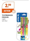 TEXTMARKER FRIXION von PILOT für 2,99 € bei Müller im Angebot TEXTMARKER FRIXION von PILOT im aktuellen Müller Prospekt