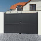 Leroy Merlin Aubagne - Promo Portail battant aluminium Matisse gris anthracite GARDENGATE, l.300 x H.179.6 cm Promo Portail battant aluminium Matisse gris anthracite GARDENGATE, l.300 x H.179.6 cm à 764,15 € dans le catalogue Leroy Merlin à Aubagne