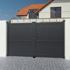 Portail battant aluminium Matisse gris anthracite GARDENGATE, l.300 x H.179.6 cm - GARDENGATE en promo chez Leroy Merlin Issy-les-Moulineaux à 764,15 €