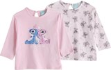 Lot de 2 t-shirts bébé - DISNEY BABY en promo chez Carrefour Villeneuve-d'Ascq à 9,99 €