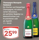 Aktuelles Monopole Heidsieck Angebot bei GLOBUS in Jena ab 25,99 €