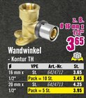 Hornbach Mönchengladbach - Wandwinkel Angebot im Prospekt Wandwinkel bei Hornbach im Mönchengladbach Prospekt für 3,45 €
