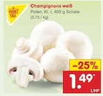 Champignons weiß bei Netto Marken-Discount im Diemelsee Prospekt für 1,49 €