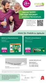 mea - meine apotheke Apotheken Prospekt der aktuellen Woche mit 4 Seiten, gültig von 01.09.2025 bis 30.09.2025, in Kressbronn und Umgebung Aktueller mea - meine apotheke Apotheken Prospekt in Kressbronn und Umgebung, "Unsere September-Angebote" mit 4 Seiten, 01.09.2025 - 30.09.2025