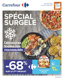 Carrefour Catalogue "SPÉCIAL SURGELÉ", 14 pages, Meyzieu,  21/06/2022 - 11/07/2022
