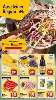Wurst im aktuellen REWE Prospekt (Karlsruhe) Wurst im REWE Prospekt "Dein Markt" mit 28 Seiten (Karlsruhe)