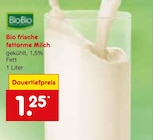 Aktuelles Bio frische fettarme Milch Angebot bei Netto Marken-Discount in Salzgitter ab 1,25 €