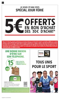 Catalogue Intermarché à Château-Renault cette semaine, valable du 27/05/2025 au 08/06/2025 Prospectus Intermarché à Château-Renault, "34% EN AVANTAGE CARTE SUR UNE SÉLECTION DE PRODUITS", 32 pages de promos valables du 27/05/2025 au 08/06/2025