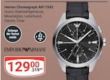 Herren-Chronograph AR11542 Angebote von Emporio Armani bei GLOBUS Bruchsal für 129,00 €