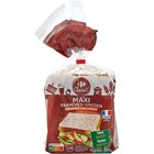 Pain de mie MAXI - CARREFOUR CLASSIC' en promo chez Carrefour Market Pain de mie MAXI - CARREFOUR CLASSIC' dans le catalogue Carrefour Market