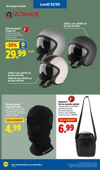 Promotion Sacoche dans le prospectus Lidl, valable du 19/02/2026 au 25/02/2026 Promo Sacoche dans le catalogue Lidl du moment à la page 56