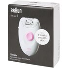 Épilateur Braun Silk-épil 1 - Braun en promo chez Action Épilateur Braun Silk-épil 1 - Braun dans le catalogue Action
