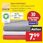 Aktuelle Spannbettlaken Angebote bei Netto Marken-Discount in Potsdam Aktuelles Spannbettlaken Angebot bei Netto Marken-Discount in Potsdam ab 7,99 €