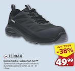 Sicherheits-Halbschuh S3 Angebote von Terrax bei famila Nordwest Oldenburg für 49,99 €
