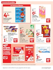 Promos Couches dans le catalogue "LA RENTRÉE À PRIX K.O." de Auchan Hypermarché Couches en promo dans le catalogue Auchan Hypermarché à la page 22