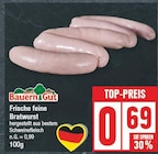 Frische feine Bratwurst von Bauern Gut im aktuellen EDEKA Prospekt für 0,69 €