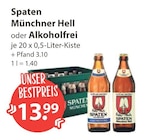 Münchner Hell von Spaten im aktuellen V-Markt Prospekt für 13,99 €