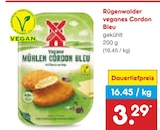 Veganes Cordon bleu von Rügenwalder im aktuellen Netto Marken-Discount Prospekt