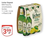 Sixpack im Angebot bei GLOBUS in Schlüchtern Sixpack Angebote von Licher bei GLOBUS Schlüchtern für 3,99 €