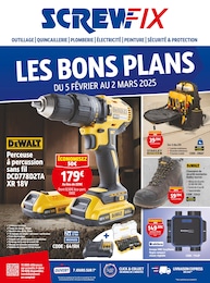 Prospectus Screwfix, "LES BONS PLANS" à Lezennes et alentours, 8 pages, 05/02/2025 - 02/03/2025 Catalogue Screwfix "LES BONS PLANS" à Lezennes et alentours, 8 pages, 05/02/2025 - 02/03/2025